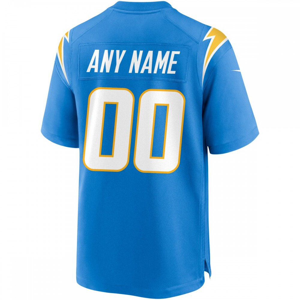 Los Angeles Chargers Nike Custom Game Jersey - Powder Blue-Profan Arena